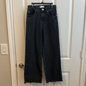 H&M Women's Wide Leg Black Jeans